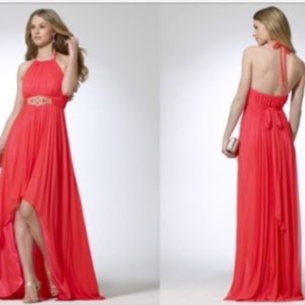 Cache high low dress